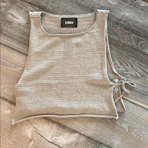 Reformation side tie top